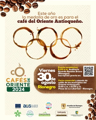 Prepárese para Cafés de Oriente 2024, el evento para disfrutar el café de las montañas del Oriente Antioqueño